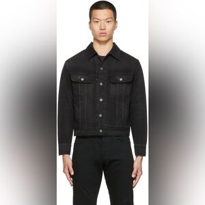 Saint Laurent Black Truck Denim Jacket